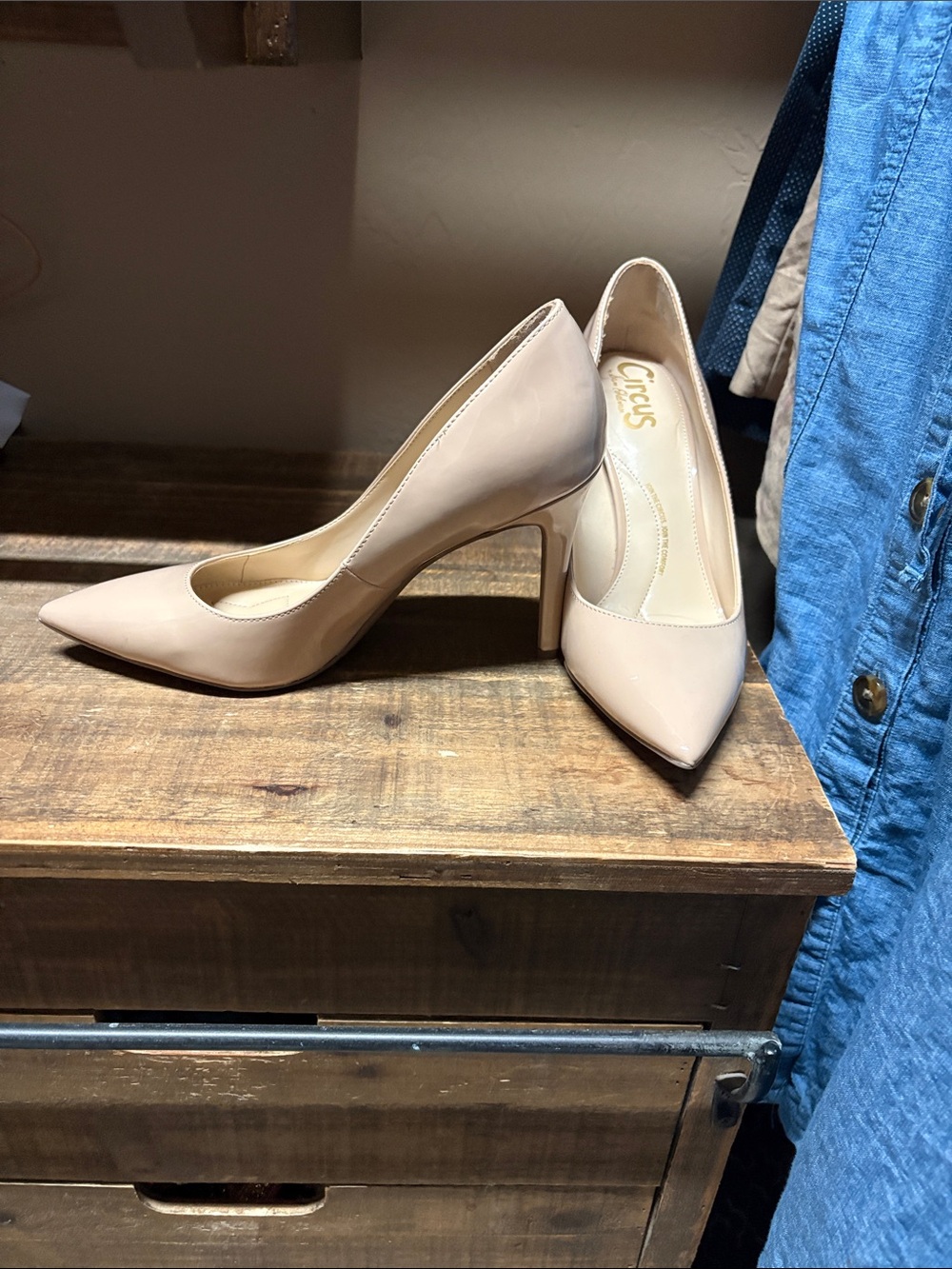 Circus by Sam Edelman Blush Pointed-Toe Pumps